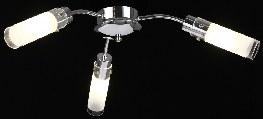 Світильник стельовий Accento lighting Camellia 3x40 Вт E14 хром ALPL-BL19230-3