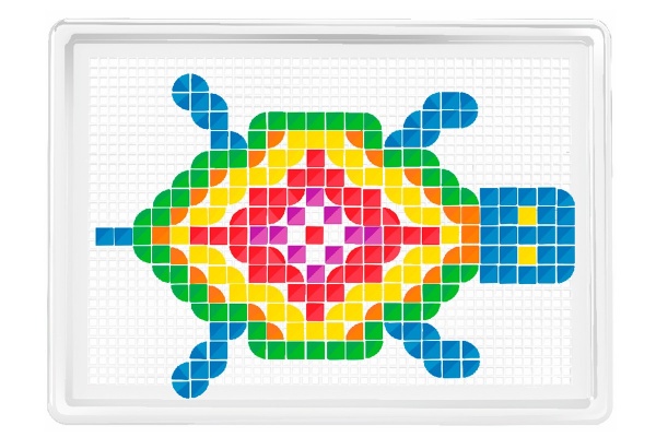 Ігровий набір ТехноК Мозаїка 8 (геометричні фігури 528 шт.) 3008