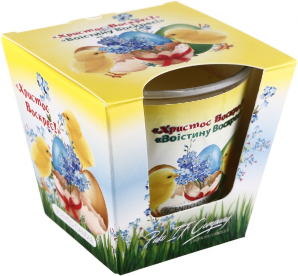 Свеча в стакане Pako-If Tindra Пасха 3125 