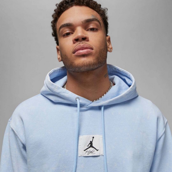 Джемпер Nike M J ESS STMT WASH FLC PO DR3087-411 р. M блакитний