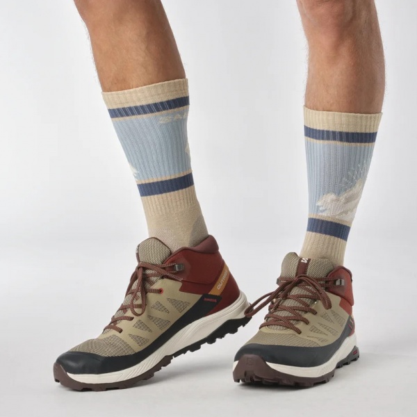 Черевики Salomon OUTRISE MID GTX L47143700 р.42 2/3 коричневий