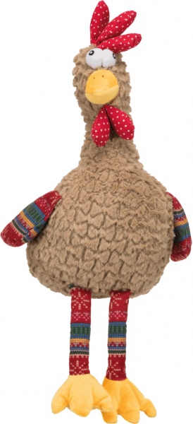 Іграшка для собак Trixie півень зі звуком плюш 60 см (335865)