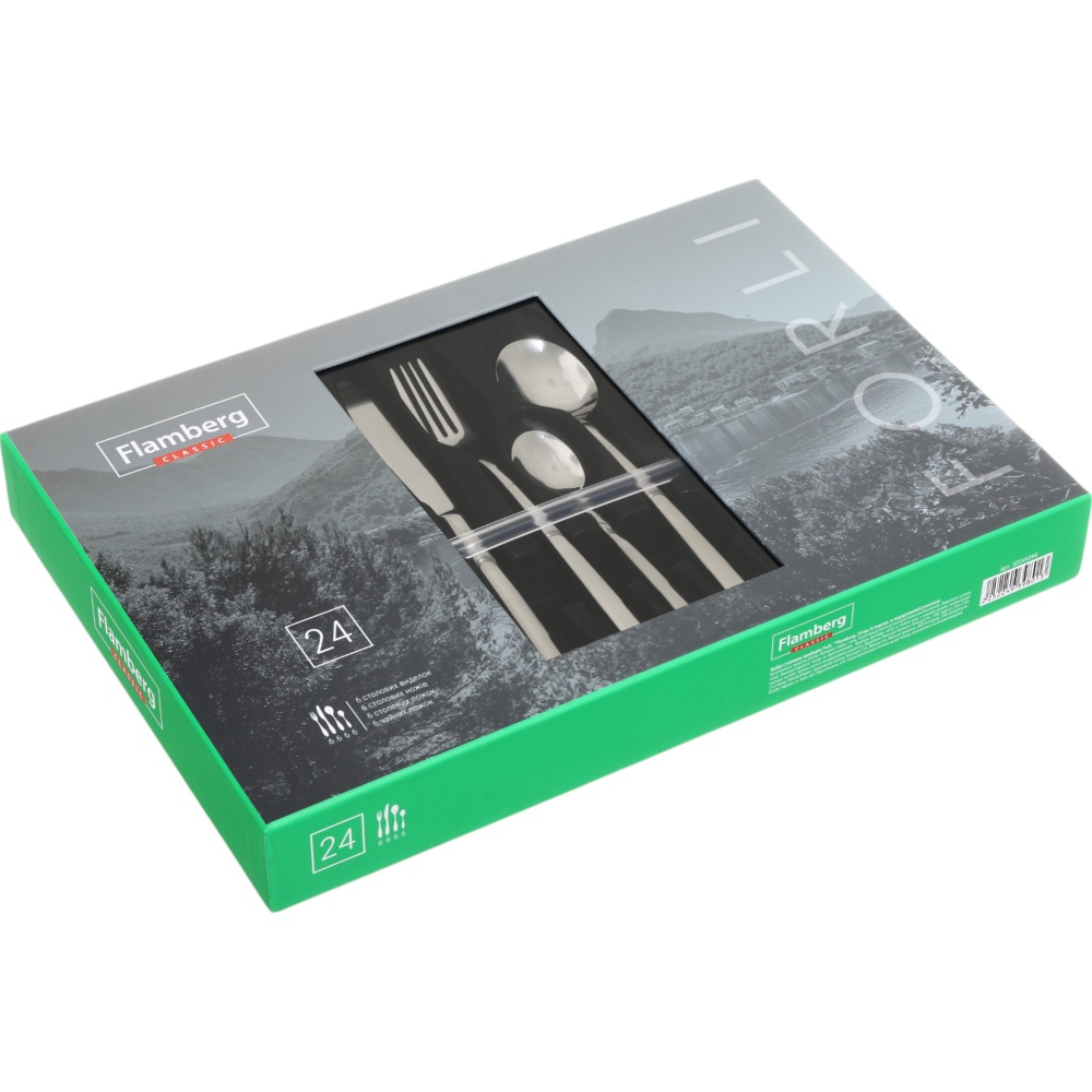 Набір столових приборів Flamberg Forli на 6 персон 24 шт.