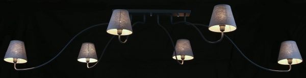 Люстра Nowodvorski 6x40 Вт E14 серый Swivel 