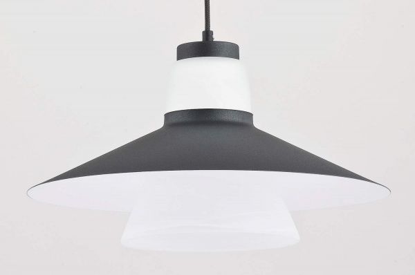 Люстра ALFA 1x60 Вт E14 черный Marvel 