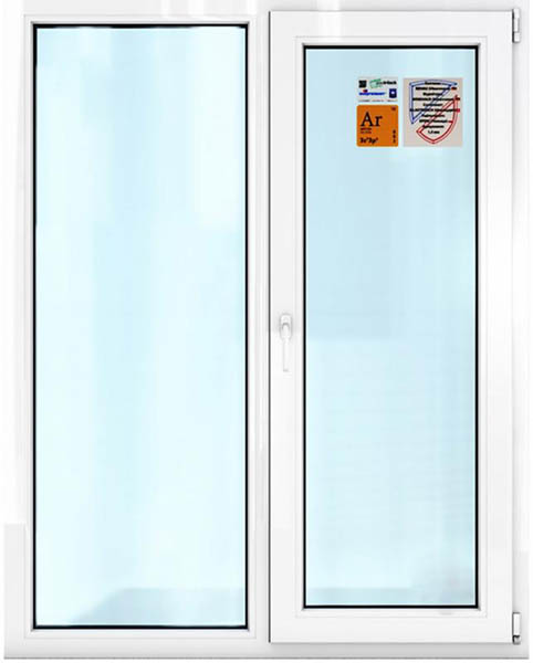 Окно поворотно-откидное REHAU ECOSOL-DESIGN 60 1140x1400 мм правое