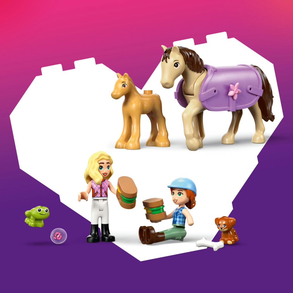 Конструктор LEGO Friends Прицеп для коня и жеребенка 42695