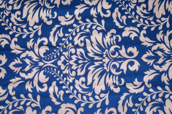 Комплект постельного белья Истамбул евро сине-золотисто-серый Rigel 