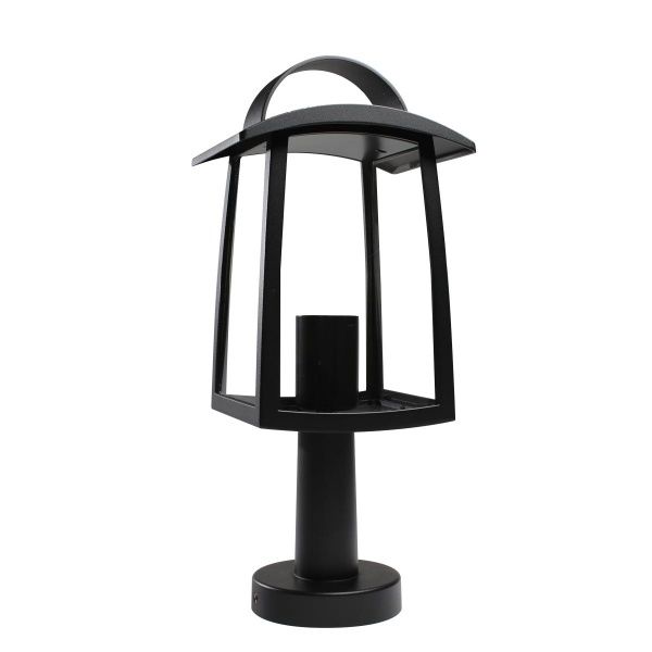 Светильник парковый Lutec E27 40 Вт IP44 черный KELSEY 7273604012 