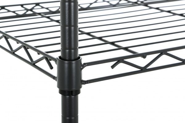 Стеллаж металлический PCR-104 1200x750x350 мм темно-серый