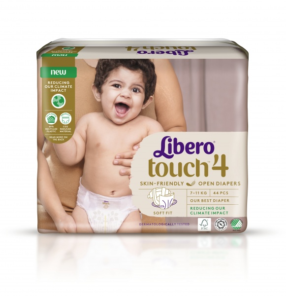 Подгузники Libero Touch 4 7-11 кг 44 шт.