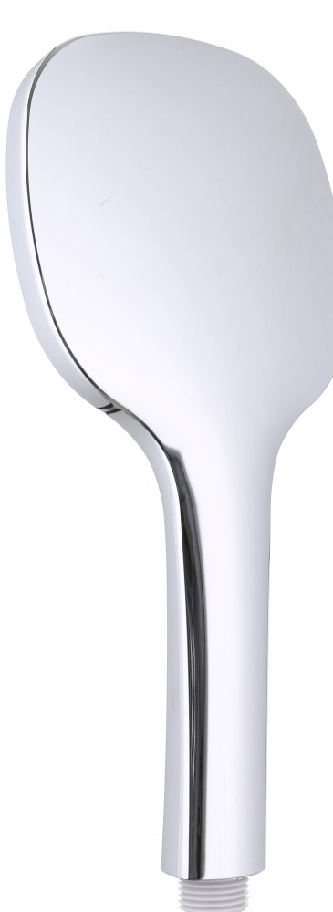 Ручний душ ScandiSPA 3 режими, перемикач-кнопка, квадратна форма хром/білий