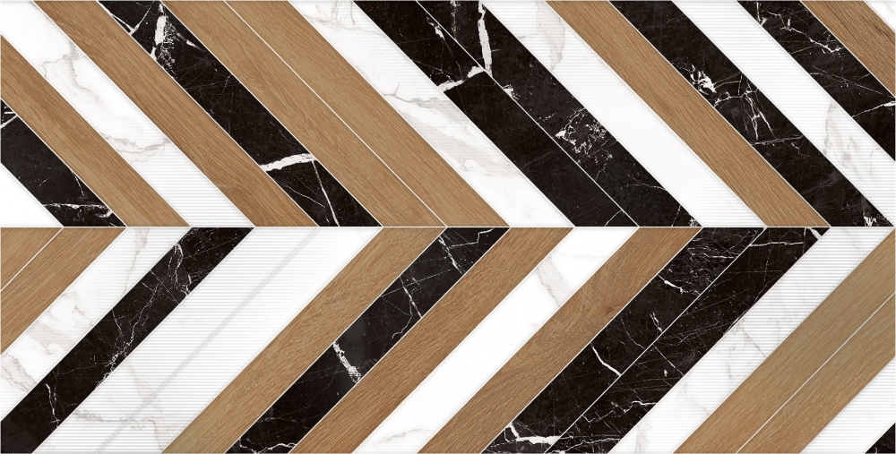 Декор Allore Group Statuario White W\DEC M NR Satin 30,8x60,8 см