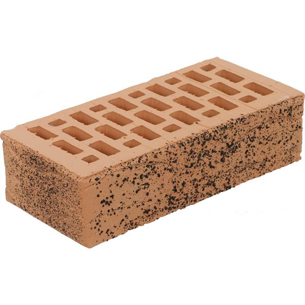 Кирпич керамический СБК с темным декором желтый соломенный