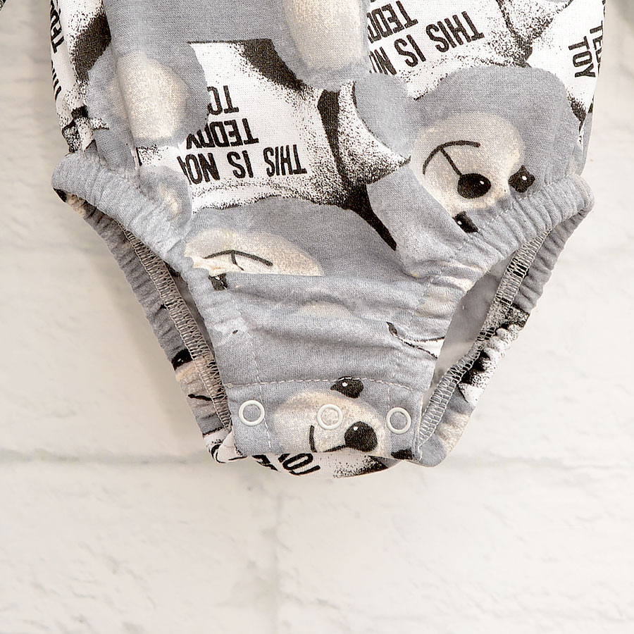 Боді-джемпер унісекс Blanka Ведмедик р.62-68 сірий 110873