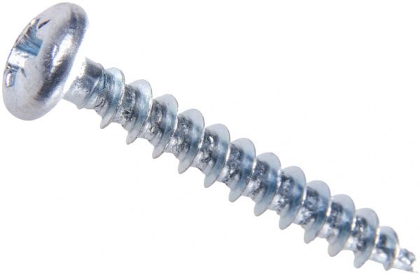 Шуруп универсальный полукруглая головка ЦБ 3,5x16 мм 30 шт EXPERT FIX