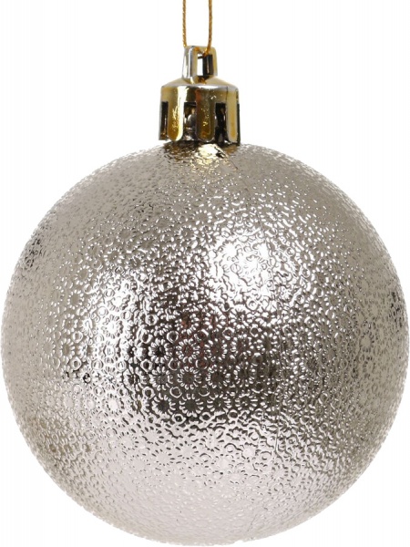 Набор елочных шаров Рельеф в ассортименте (EPI-N4-6020-274S) d 60 мм 20 шт./уп.