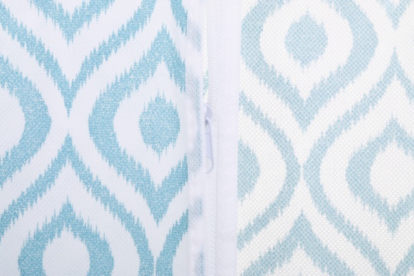 Чехол для одежды Лилия Vivendi 135x60 см бирюзовый с белым