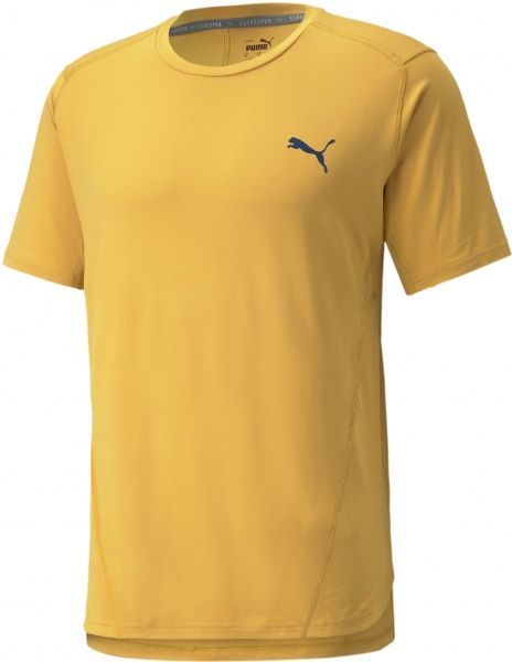 Футболка Puma TRAIN CLOUDSPUN BND SS TEE 52087337 р. S жовтий