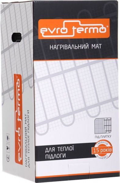 Нагревательный мат Evro-Termo 150, 11,5 кв.м