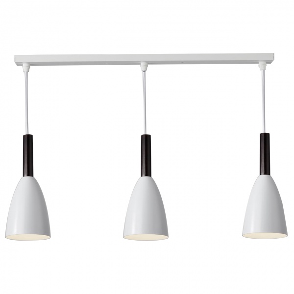 Світильник підвісний Hopfen BELL FM 3x40 Вт Е27 білий 