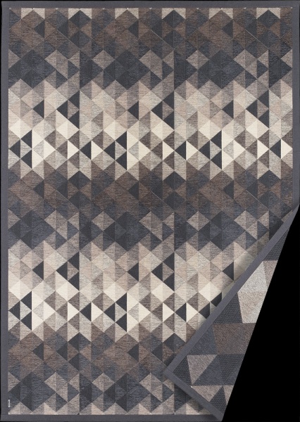 Килим Narma KIVA grey 200x300 см двосторонній 