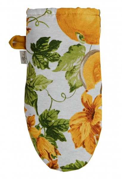 Рукавица Happy Fall 15x20 см белый с рисунком Прованс 