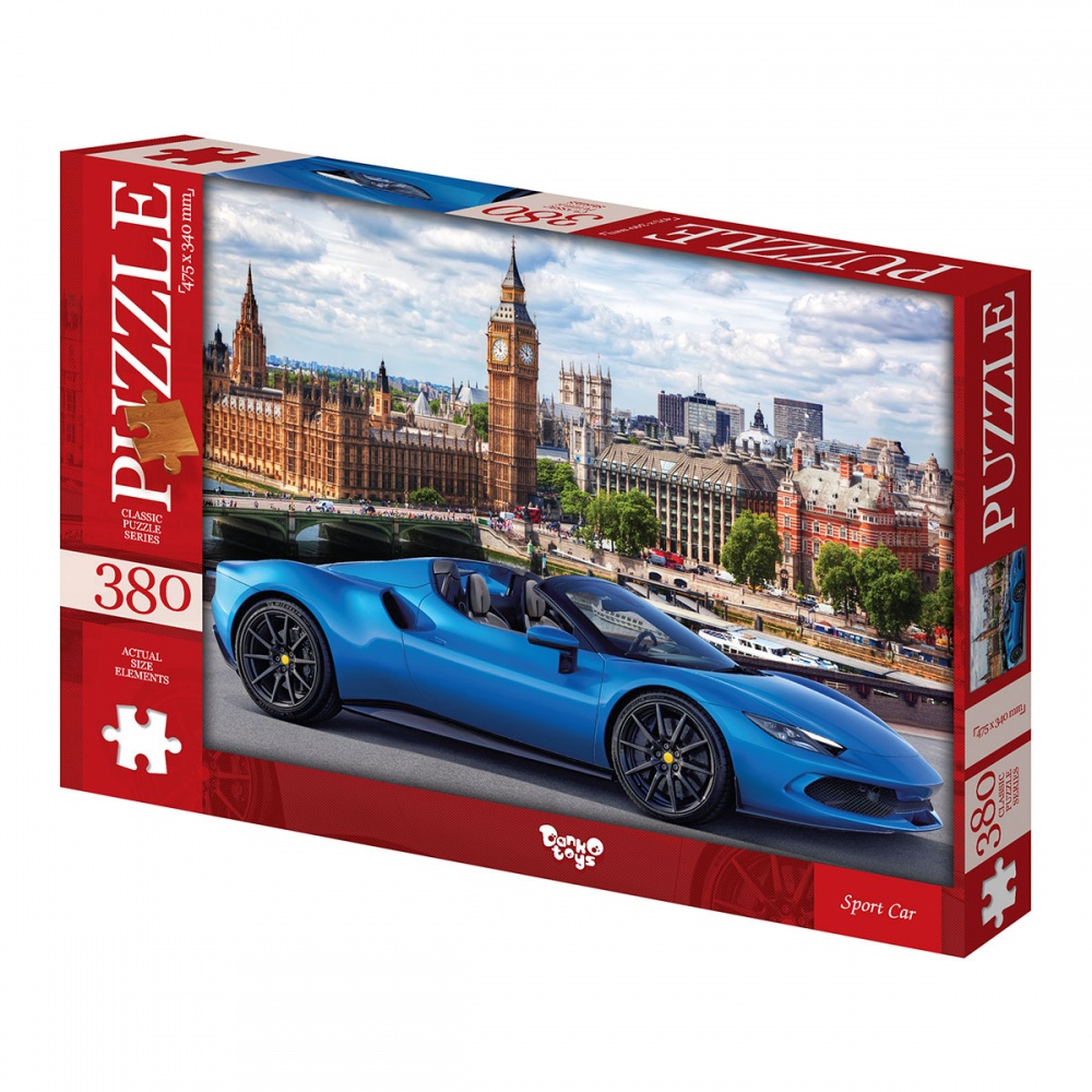 Пазлы Danko Toys 380 элементов №9 Sport Car C380-06-09