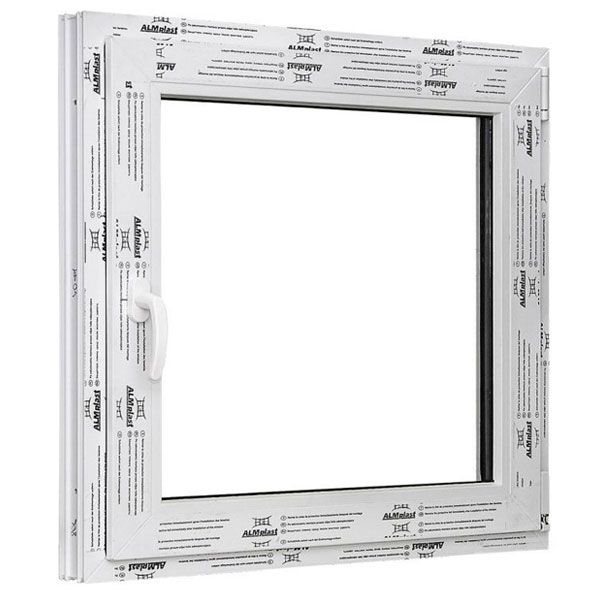 Окно поворотное ALMplast 60 500x500 мм правое