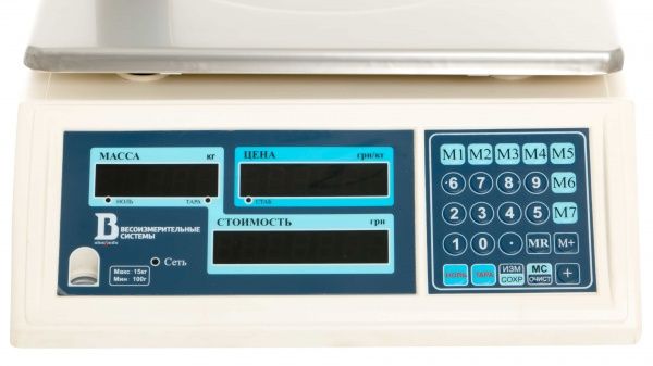 Ваги торговельні VIS 15ВП1-ТC 15 кг 