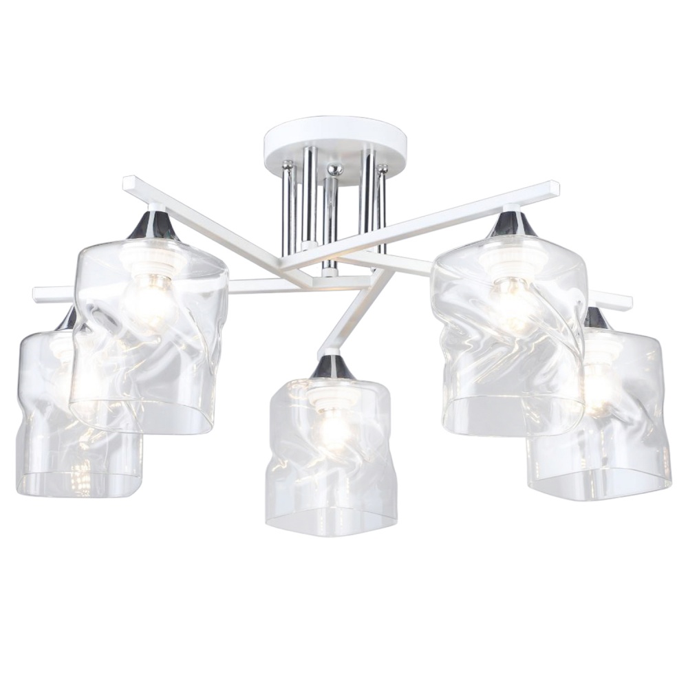 Люстра потолочная Victoria Lighting 3x60 Вт E27 белый Lisbon/PL3 white