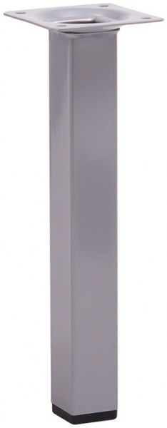 Мебельная ножка Larvij L61S20MS25 квадратна 25х25х200 мм срібляста 