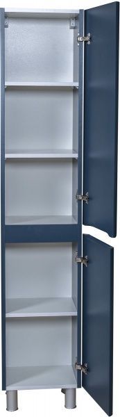 Пенал напольный Aqua Rodos Акцент синий мат