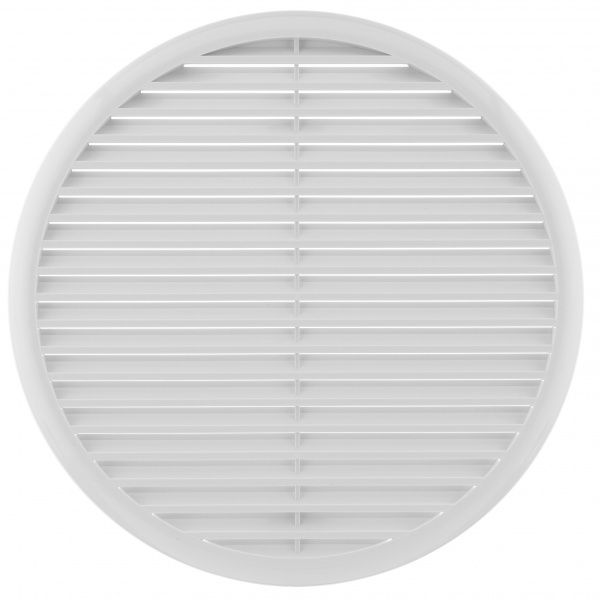 Гратка для вентиляції MiniMax 2103 d220 мм пластик білий 