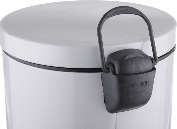 Відро з педаллю світло-сірий 13 л 
