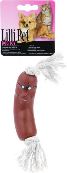 Игрушка для собак Lilli Pet Сосиска со звуком 11 см 20-2040