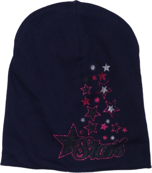 Шапочка дитяча для дівчинки Kraft 264-Т р.52-54 темно-синій 