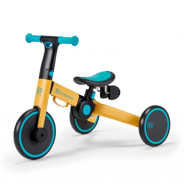 Велосипед детский Kinderkraft 3 в 1 4TRIKE Primrose Yellow желтый KR4TRI00YEL0000 