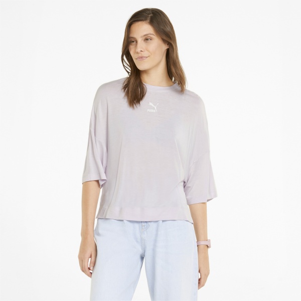 Футболка Puma Classics Splitside Tee 53350917 р.M бузковий