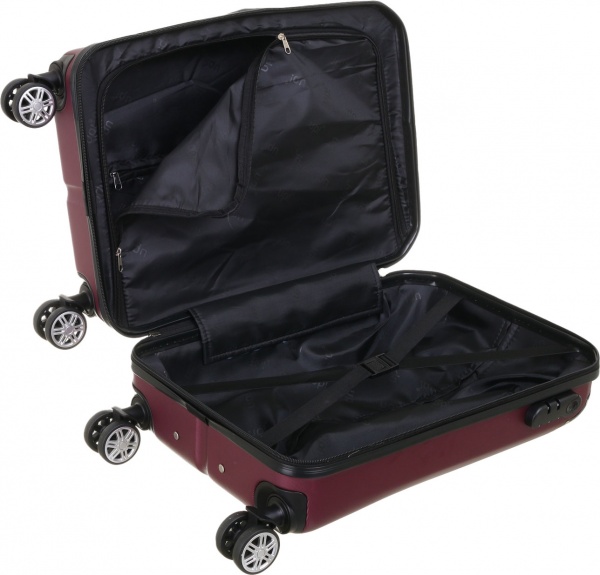 Чемодан UP! (Underprice) HQ22100 50х35х22 см бордовый 