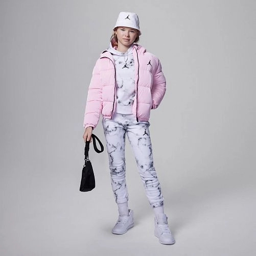 Пуховик Nike JDG BOXY FIT PUFFER 45C483-A0W р.M рожевий