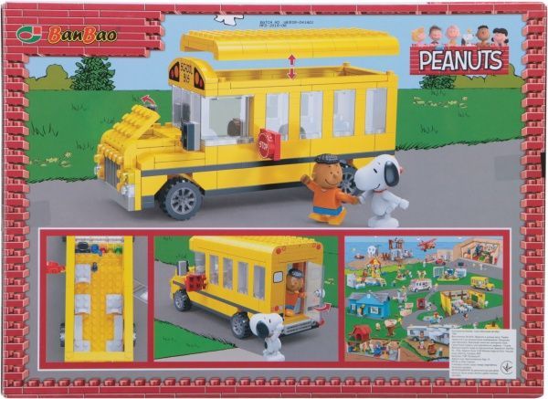 Конструктор BanBao Снупи Школьный автобус