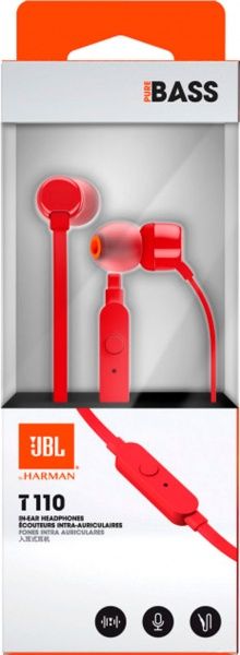Навушники JBL® T110 red 