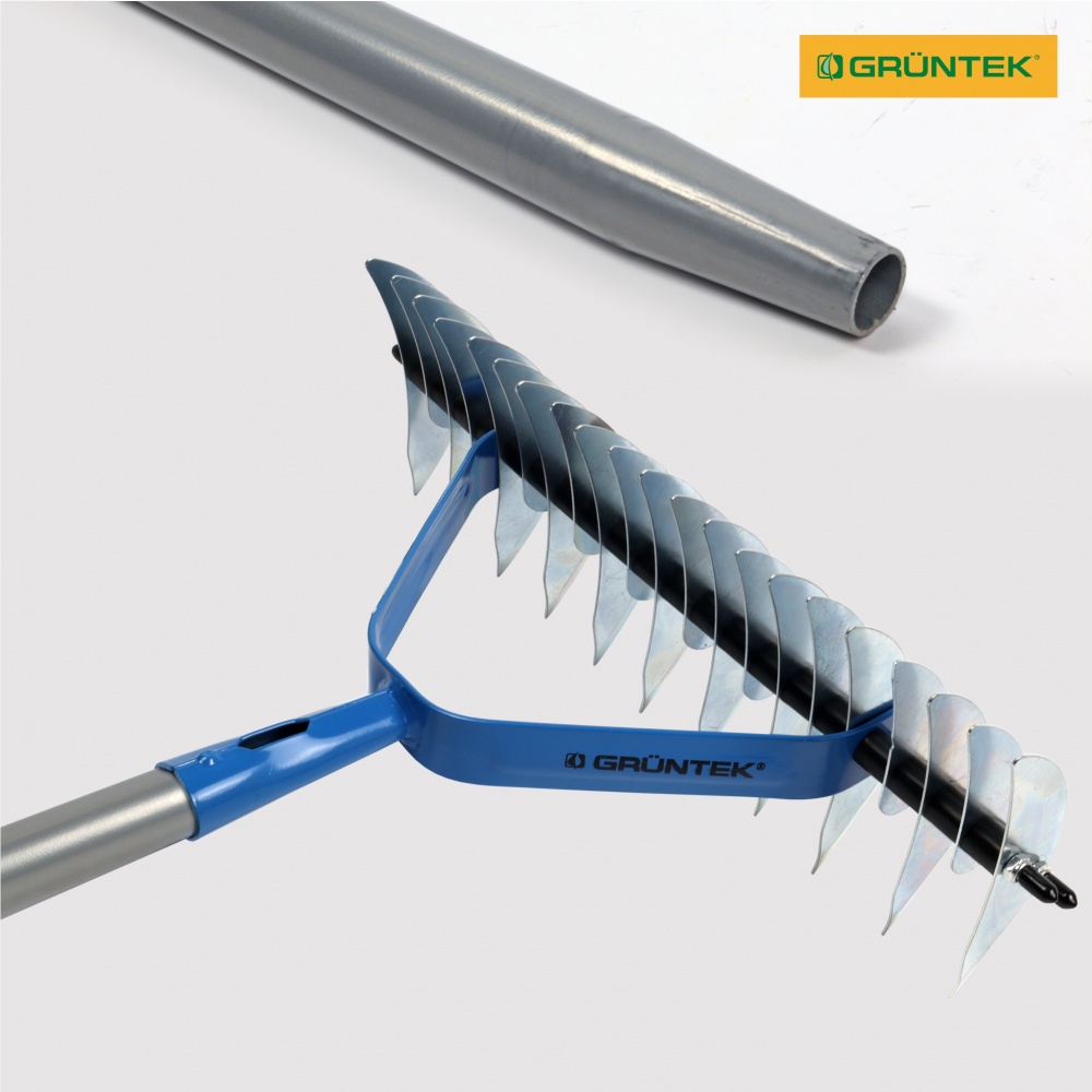 Граблі зубчасті Gruntek Urchin 36 см з держаком (295032036_S)