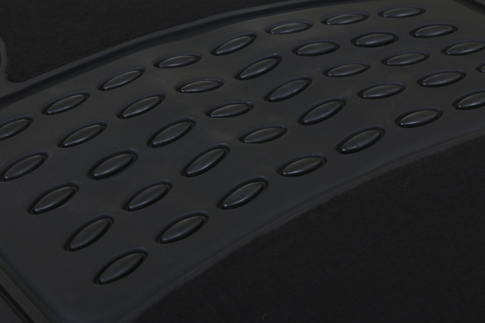 Коврики автомобильные Auto Assistance AA17137 4 шт. с текстильными вставками универсальные