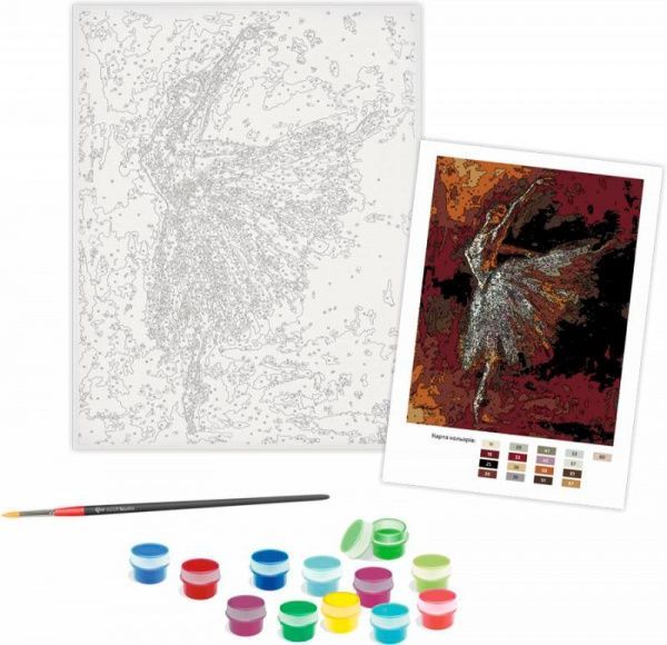 Картина по номерам Танцовщица выгибается 