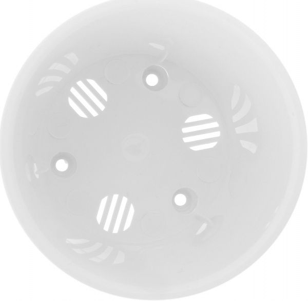 Горшок пластиковый Santino Арте круглый 1,2л лиловый/белый 