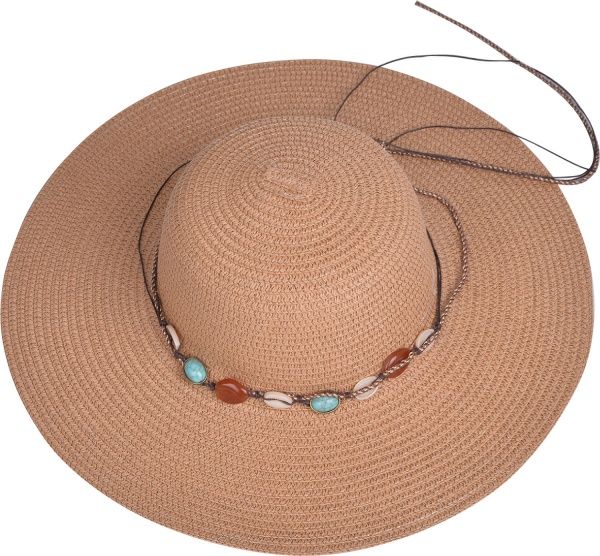 Шляпа Luna со средними полями Эрика one size коричневый