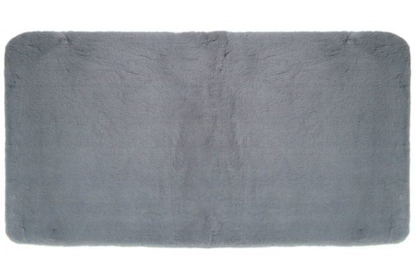 Коврик для ванной комнаты Dariana Экомех 75х150 см серый