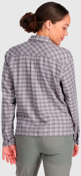 Сорочка Outdoor Research WOMEN'S FEEDBACK LIGHTWEIGHT FLANNEL SHIRT 300133-2223 р. M сірий